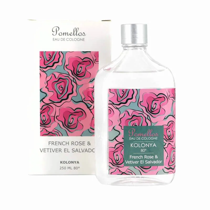 Pomellos Frenc Rose ve Vetiver El Salvador Cam Şişe Kolonya 250 ml