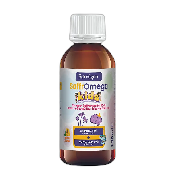 Sorvagen SaffrOmega Kids Sıvı Takviye Edici Gıda 150 ml