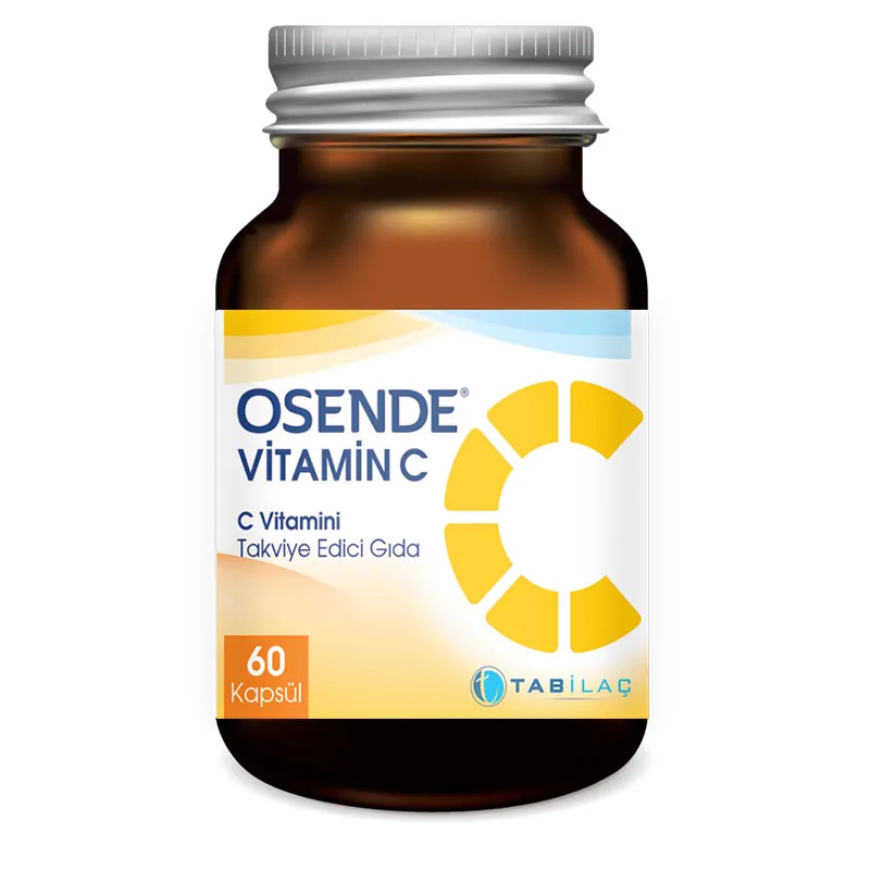 Osende Vitamin C Takviye Edici Gıda 60 Kapsül
