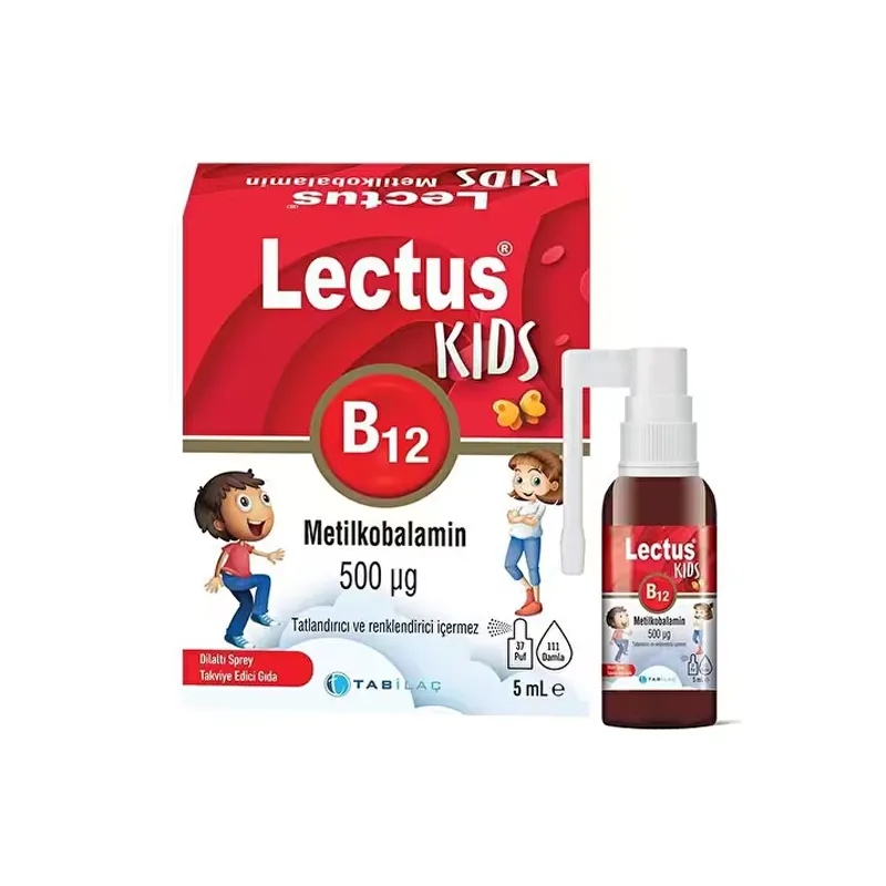 Lectus Kids B12 Dilaltı Sprey 500 Mcg 5 ml