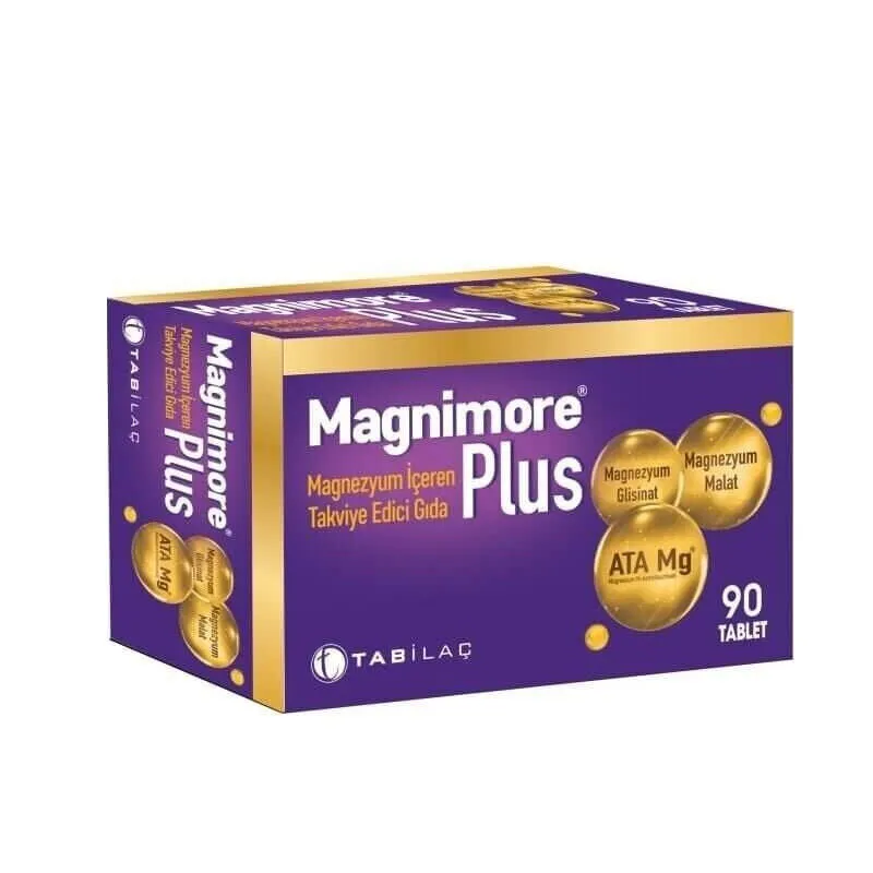 Magnimore Magnezyum Plus Takviye Edici Gıda 90 Tablet