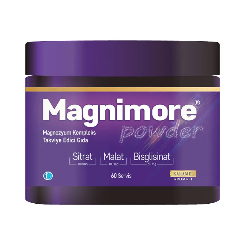 Magnimore Powder Magnezyum Kompleks İçeren Takviye Edici Gıda 118 gr - 60 Ölçek