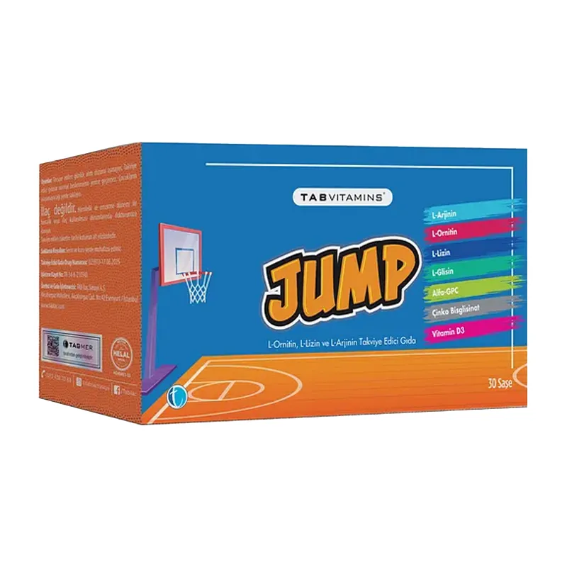 Tab Vitamins Jump Takviye Edici Gıda 30 Saşe