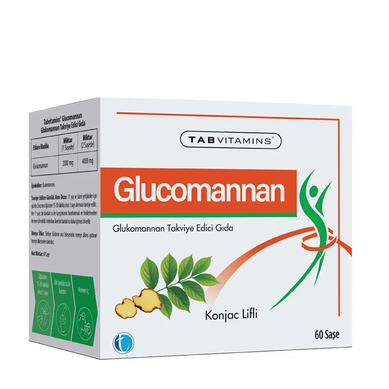 TabVitamins Glucomannan Food Supplement 60 Şase