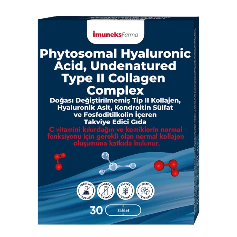Imuneks Farma Type 2 Collagen Complex Takviye Edici Gıda 30 Tablet
