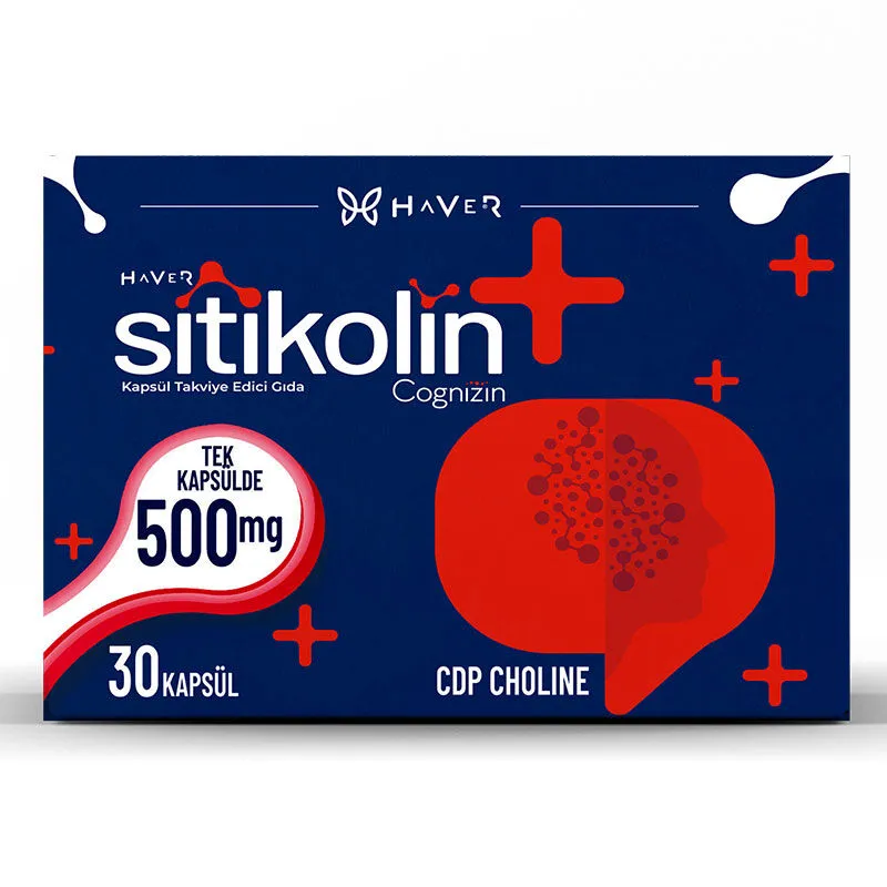 Sitikolin Cognizin 500 mg 30 Kapsül