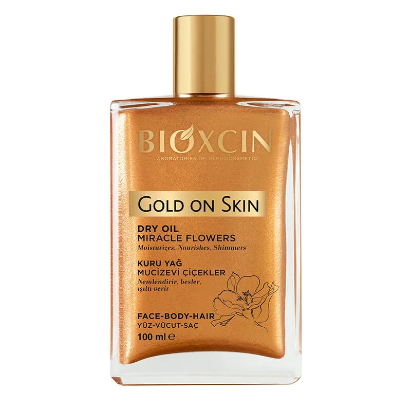 Bioxcin Gold on Skin Simli Kuru Yağ 100 ml