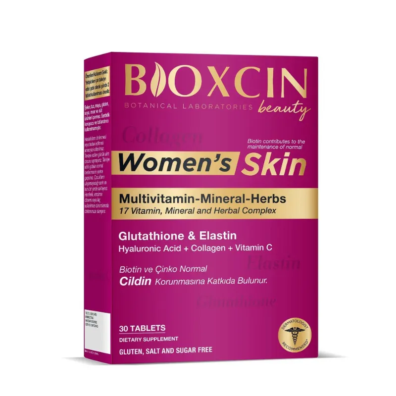 Bioxcin Womens Skin Collagen Takviye Edici Gıda 30 Tablet