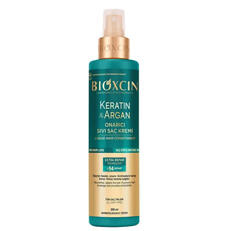 Bioxcin Keratin ve Argan Sıvı Saç Kremi 200 ml
