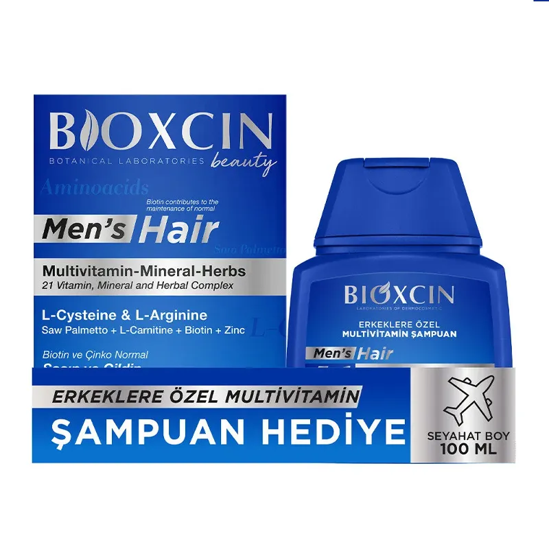Bioxcin Erkeklere Özel Multivitamin SET - Şampuan HEDİYE