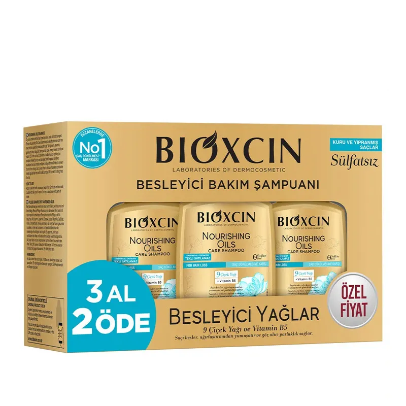 Bioxcin Besleyici Yağlar Şampuan 300 ml - 3 al 2 öde