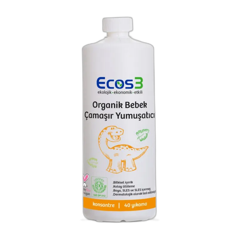 Ecos3 Organik Bebek Çamaşır Yumuşatıcı 1000 ml