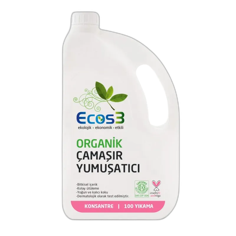 Ecos3 Organik Çamaşır Yumuşatıcı 2500 ml