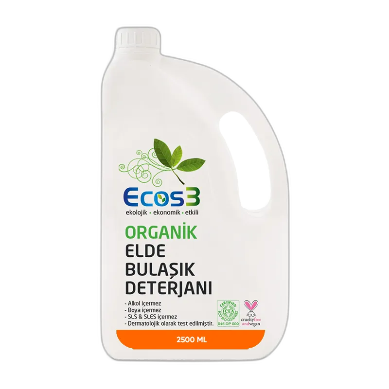 Ecos3 Organik Elde Yıkama Bulaşık Deterjanı 2500 ml