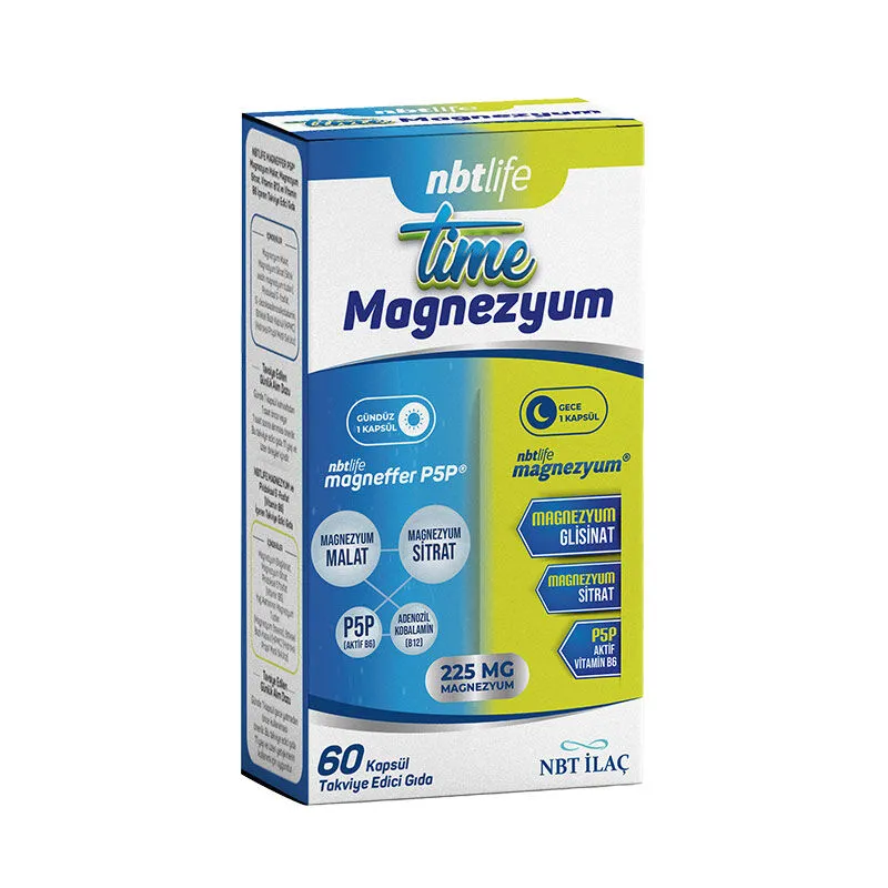 Nbt Life Time Magnezyum 60 Kapsül