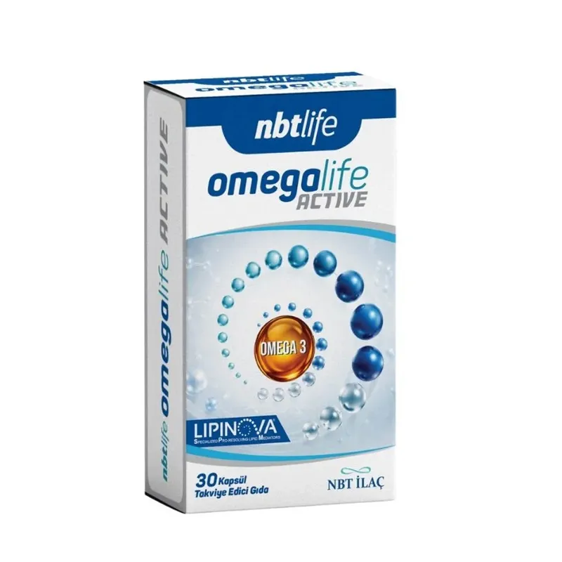Nbtlife Omegalife Active Takviye Edici Gıda 30 Kapsül
