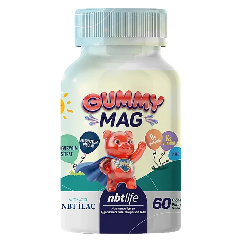 Nbt Life Gummy Mag Takviye Edici Gıda 60 Çiğnenebilir Jel Form