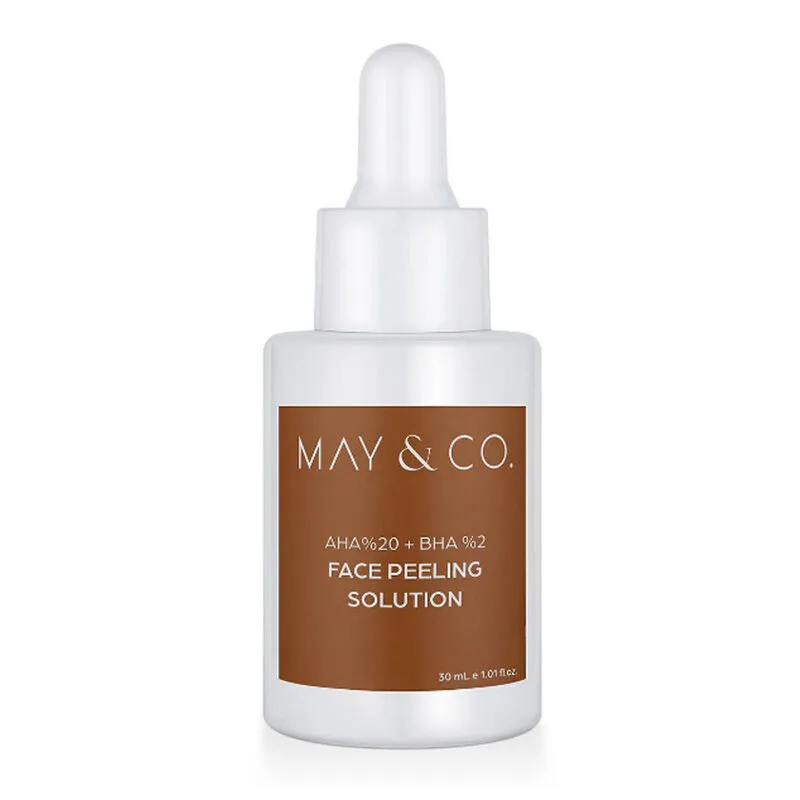 May Co AHA %20+ BHA %2 Yüz Peeling Solüsyonu 30 ml