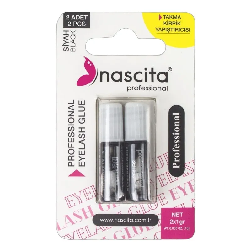 Nascita Takma Kirpik Yapıştırıcısı Siyah 2 Adet - 01