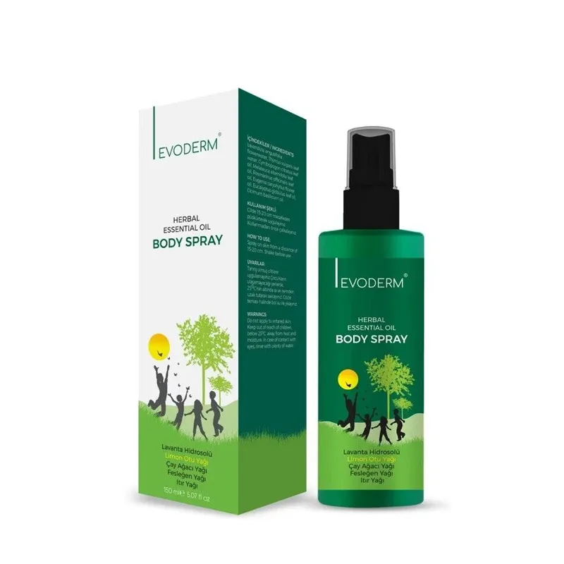 Evoderm Herbal Essential Oil Body Sprey 150 ml