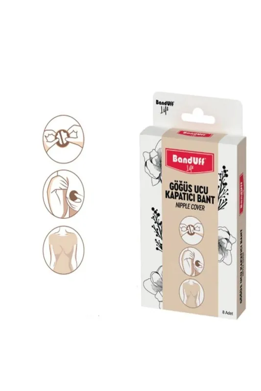 Banduff Life Göğüs Ucu Bant Nipple Cover 8 Adet