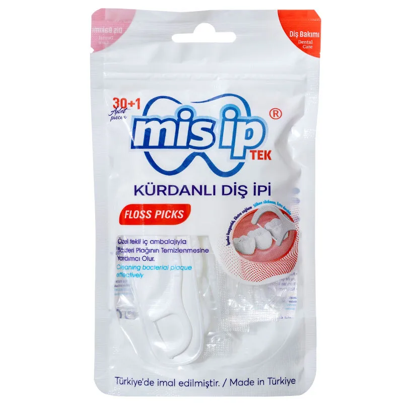 Mis İp Kürdanlı Diş İpi 30+1 Adet