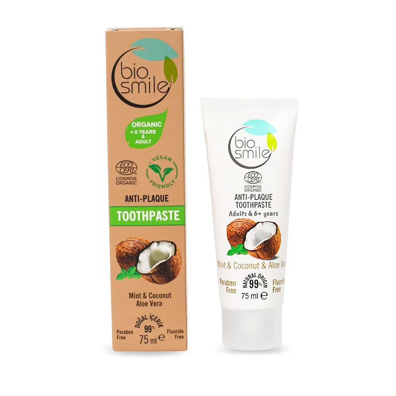 BioSmile Organik Sertifikalı Anti Plak Diş Macunu 75 ml