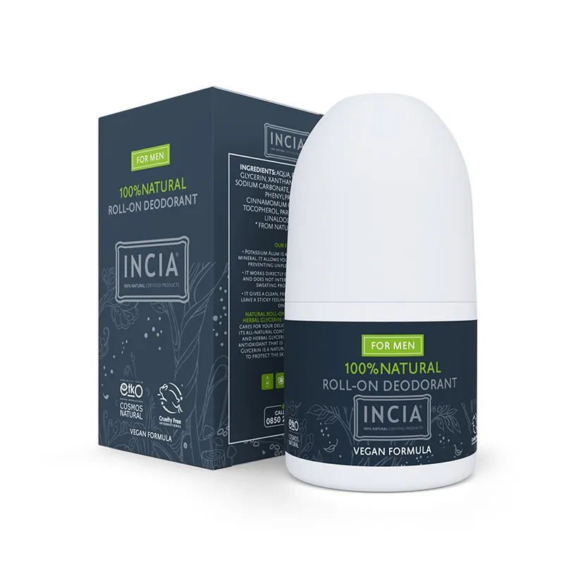 INCIA Doğal Roll-On Deodorant (Erkekler İçin) 50 ml