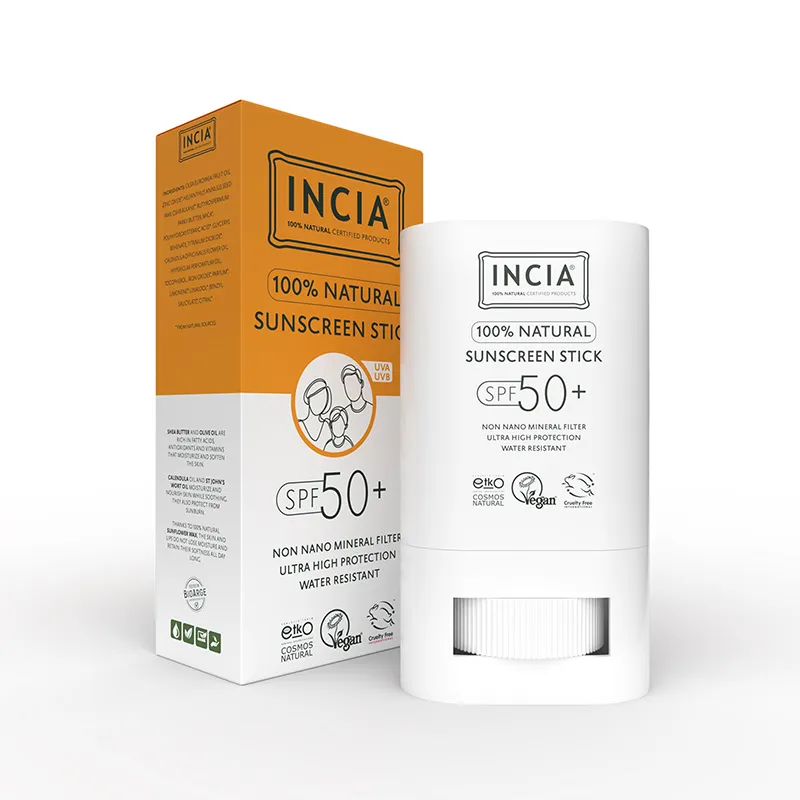INCIA %100 Doğal Güneş Koruyucu Stick Spf 50 15 gr