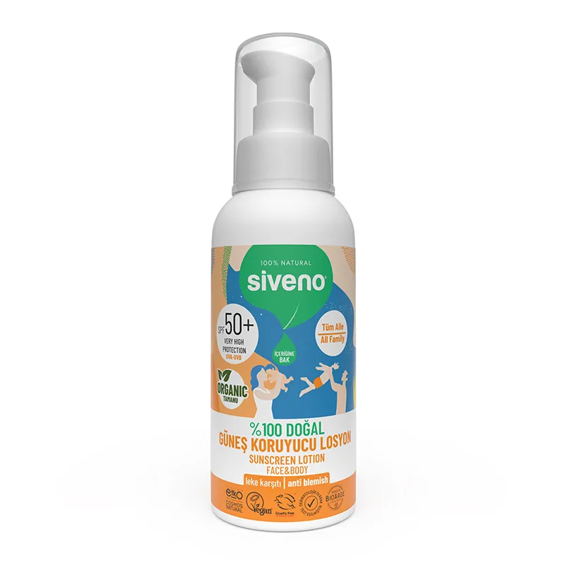 Siveno %100 Doğal Güneş Koruyucu Losyon 100 ml