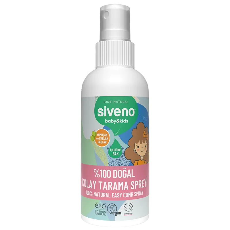 Siveno %100 Doğal Çocuklar İçin Kolay Tarama Spreyi 100 ml