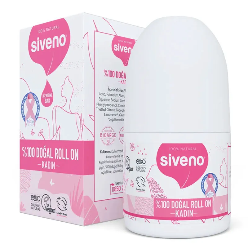 Siveno Doğal Kadınlar İçin Roll-On 50 ml