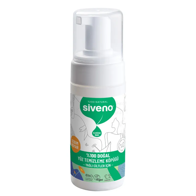 Siveno Doğal Yüz Temizleme Köpüğü 100 ml