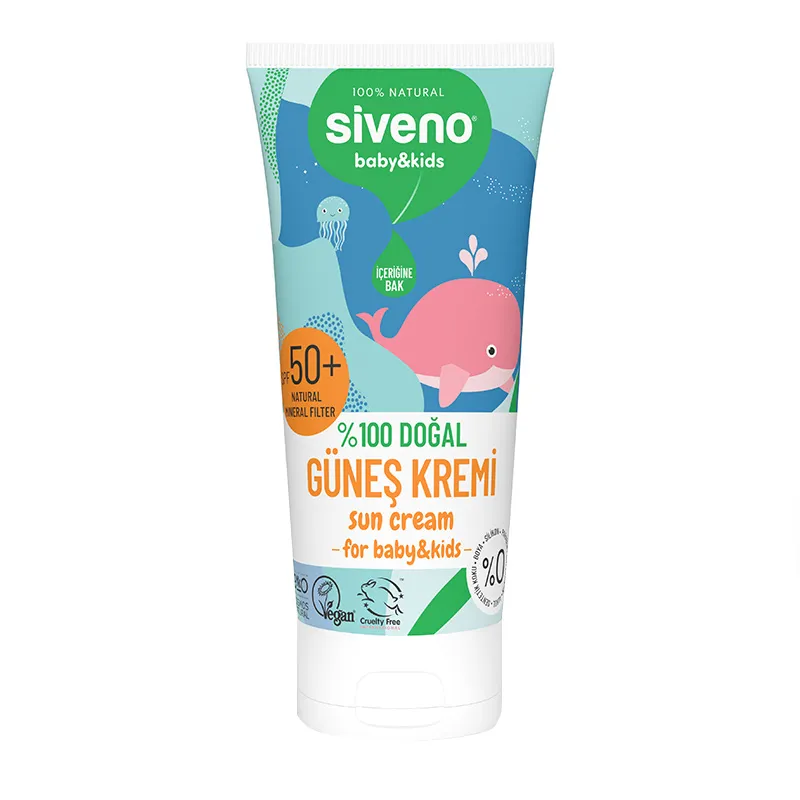 Siveno Bebekler için Doğal Güneş Kremi Spf50+ 50 ml