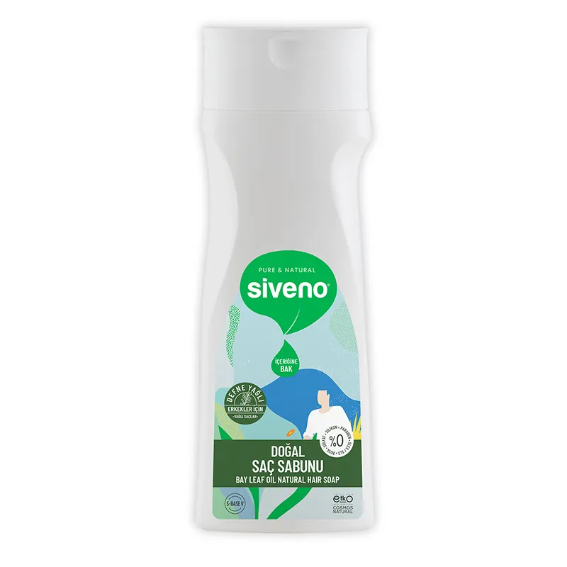 Siveno Erkekler İçin Defne Yağlı Doğal Saç Sabunu 300 ml