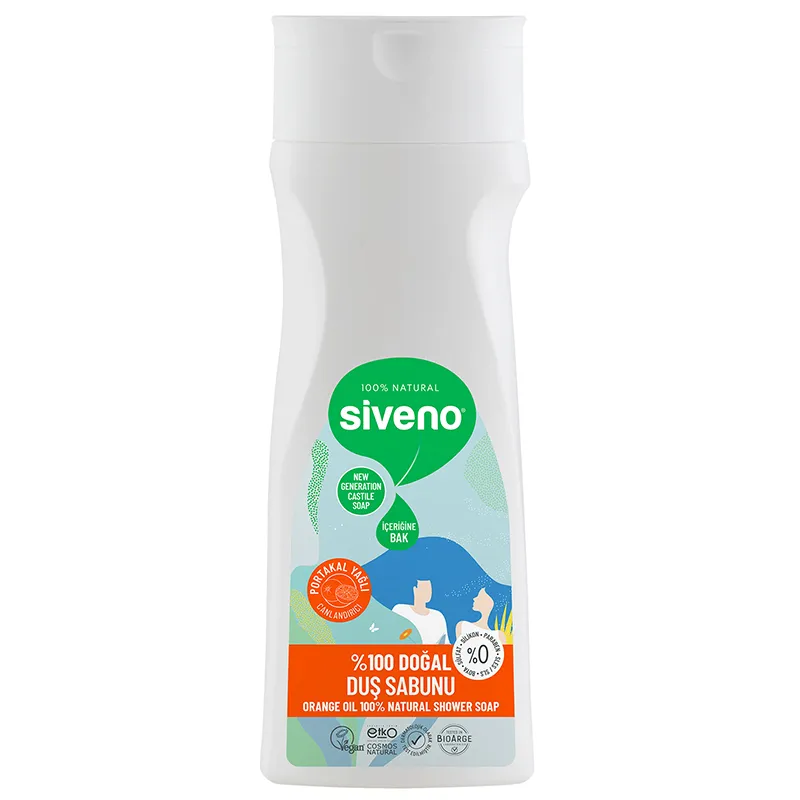 Siveno Portakal Yağlı Doğal Duş Sabunu 300 ml