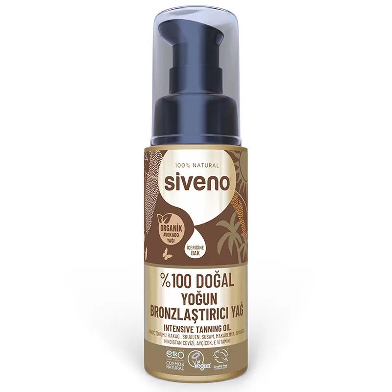 Siveno %100 Doğal Yoğun Bronzlaştırıcı Yağ 50 ml