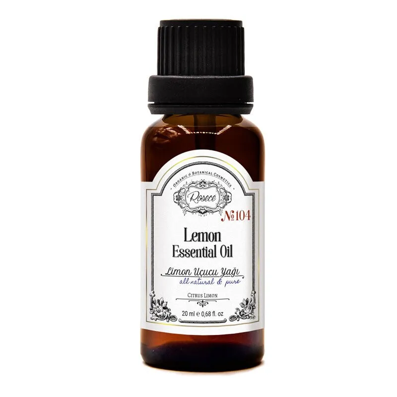 Rosece Lemon Essential Oil | Limon Esansiyel Yağı 20 ml