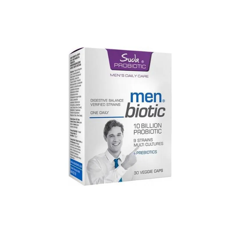 Suda Probiotic Men Daily Care Probiotics 30 Kapsül