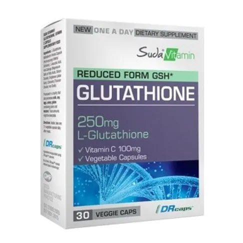 Suda Vitamin Glutathione Takviye Edici Gıda 30 Bitkisel Kapsül