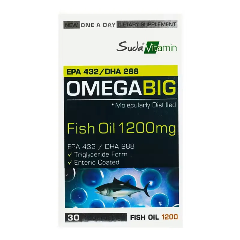 Suda Vitamin OmegaBig 30 Yumuşak Kapsül