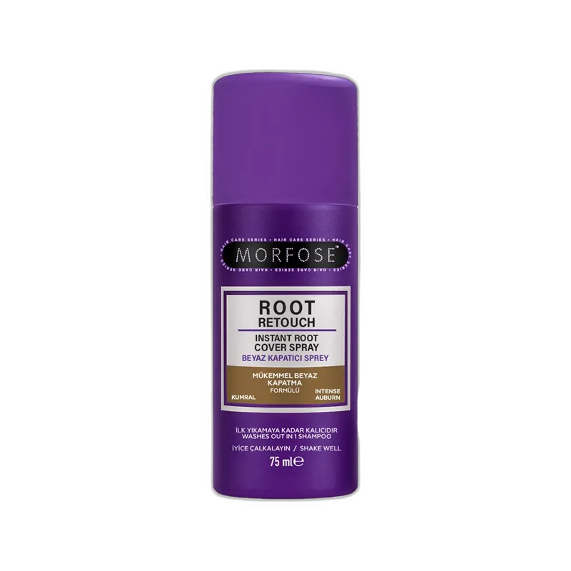 Morfose Root Retoucher Beyaz Kapatıcı Sprey Kumral 75 ml