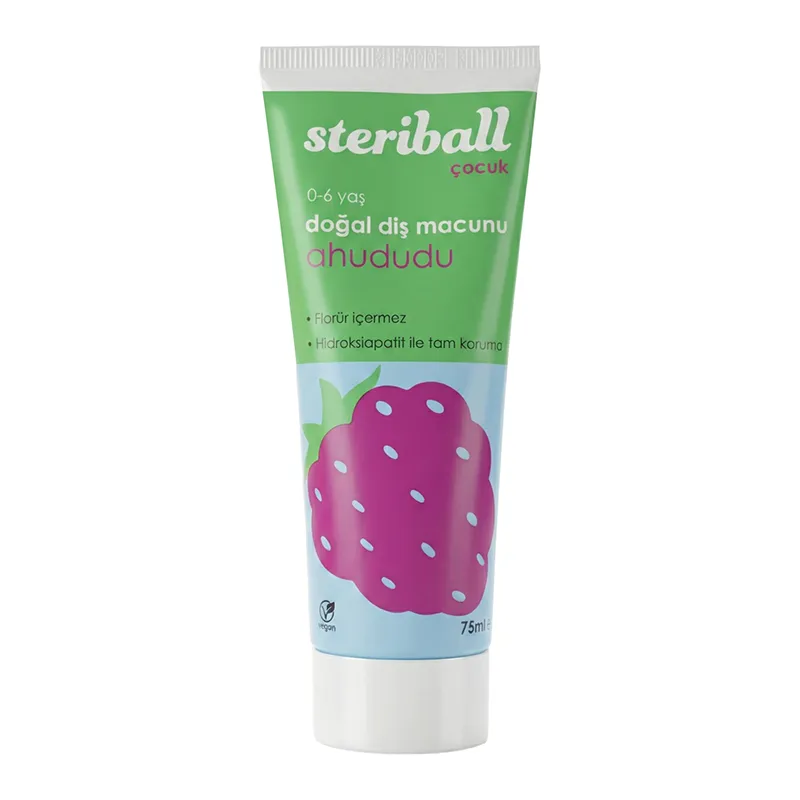 Steriball Doğal Diş Macunu 75 ml - Ahududu