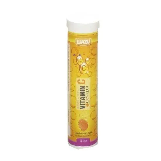 Luazu Vitamin C + Coenzyme Q10 + Vit D3 20 Efervesan Tablet