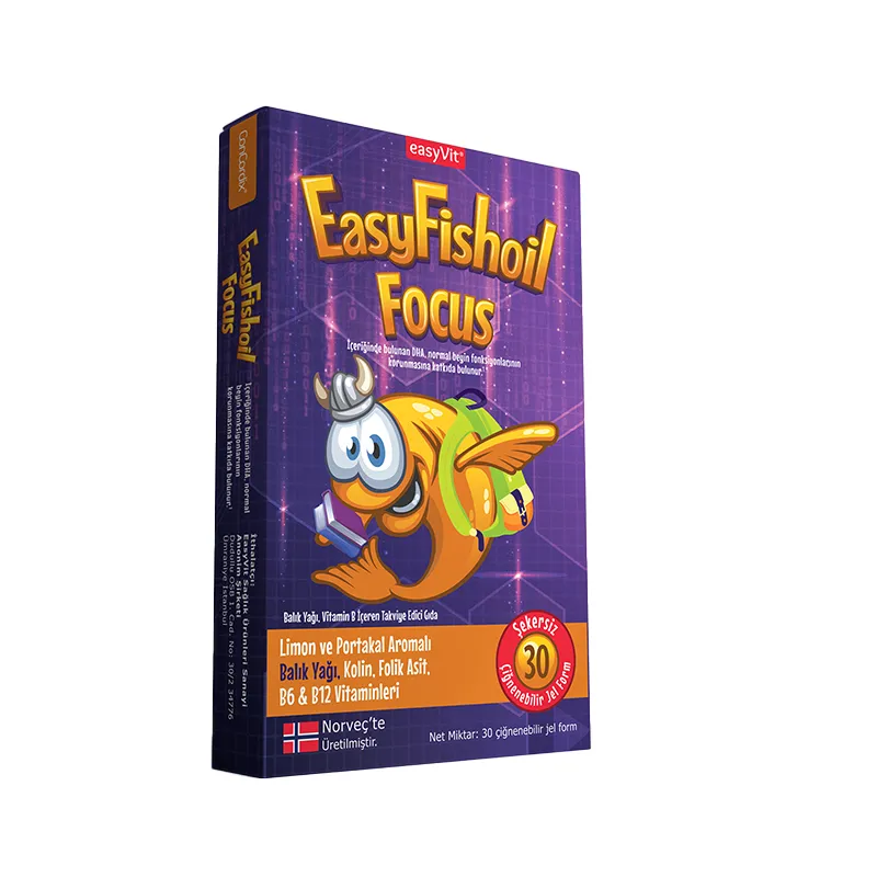 Easy Fish Oil Q Kids Çiğnenebilir 30 Tablet