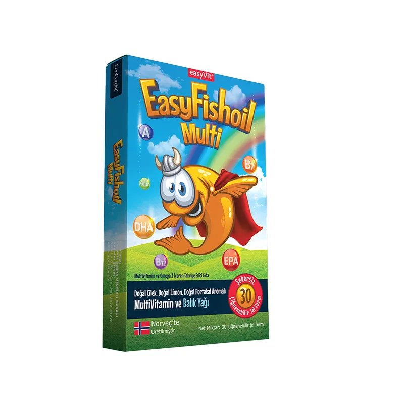 Easy Fish Oil Multi + Omega 3 Çiğnenebilir Tablet 30 Adet