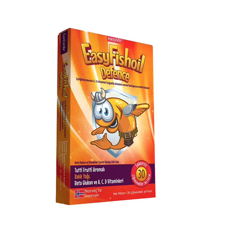 Easy Fish Oil Beta Glukan Çiğnenebilir 30 Jel Form