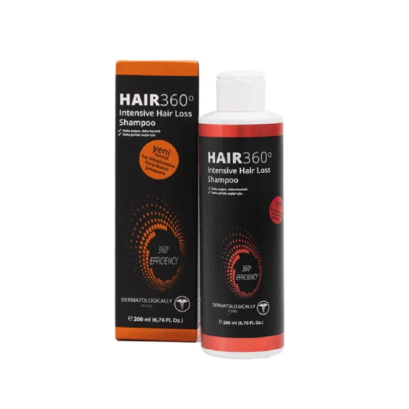 KRC Derma Hair 360 Intensive Saç Dökülmesine Karşı Şampuan 200 ml