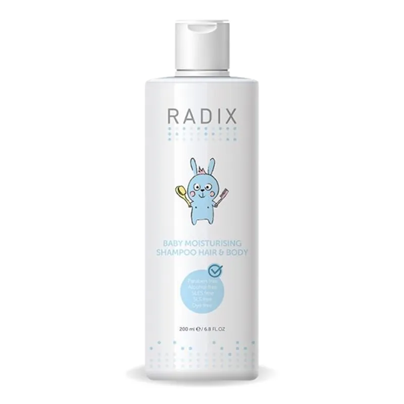 Radix Nemlendiricili Bebek Şampuanı Saç ve Vücut 200 ml