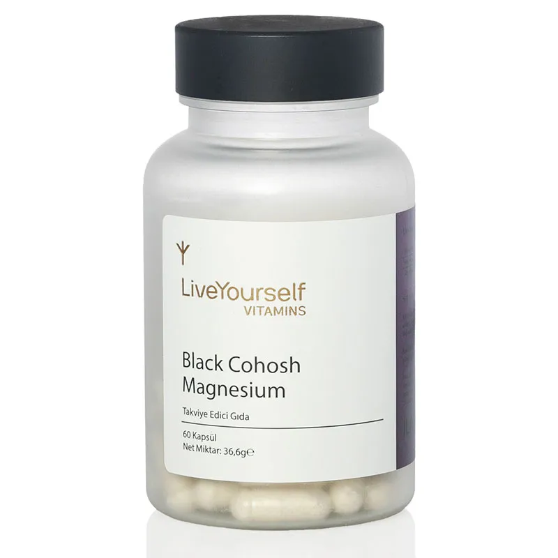 LiveYourself Black Cohosh ve Magnezyum 60 Kapsül